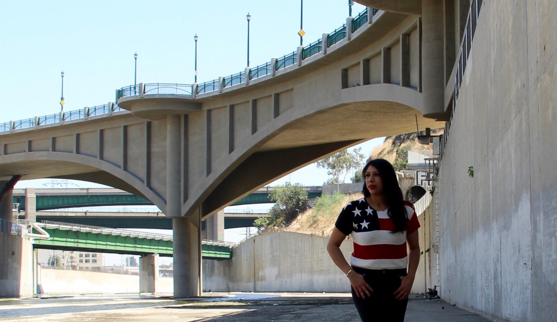 fourth of july fashion, los angeles river, los angeles street style